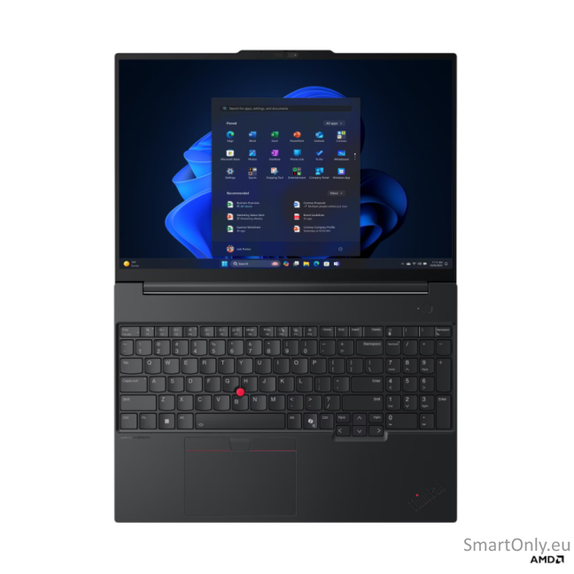 Lenovo ThinkPad E16 G4 AMD | Black | 16 " | IPS | WUXGA | 1920 x 1200 pixels | Anti-glare | AMD Ryzen AI 5 | 330 | 16 GB | SODIMM DDR5 | Solid-state drive capacity 512 GB | AMD Radeon 820M Graphics | Windows 11 Pro | 802.11be | Bluetooth version 5.4 | Key 8 Lenovo ThinkPad E16 G4 AMD | Black | 16 " | IPS | WUXGA | 1920 x 1200 pixels | Anti-glare | AMD Ryzen AI 5 | 330 | 16 GB | SODIMM DDR5 | Solid-state drive capacity 512 GB | AMD Radeon 820M Graphics | Windows 11 Pro | 802.11be | Bluetooth version 5.4 | Key 8