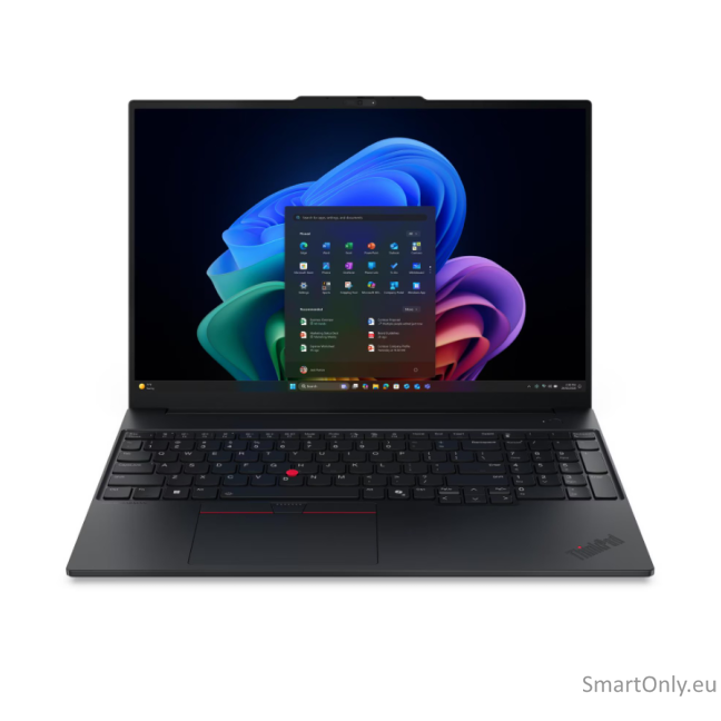 Lenovo ThinkPad E16 G4 Intel | Black | 16 " | IPS | WUXGA | 1920 x 1200 pixels | Anti-glare | Intel Core 5 | 320 | 16 GB | SODIMM DDR5 | Solid-state drive capacity 512 GB | Intel Graphics | Windows 11 Pro | 802.11be | Bluetooth version 5.4 | Keyboard lang Lenovo ThinkPad E16 G4 Intel | Black | 16 " | IPS | WUXGA | 1920 x 1200 pixels | Anti-glare | Intel Core 5 | 320 | 16 GB | SODIMM DDR5 | Solid-state drive capacity 512 GB | Intel Graphics | Windows 11 Pro | 802.11be | Bluetooth version 5.4 | Keyboard lang
