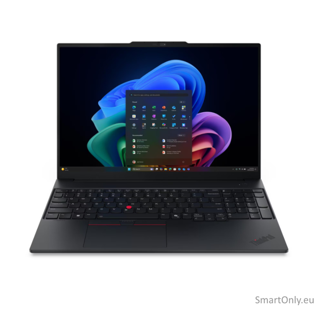 Lenovo ThinkPad E16 G4 Intel | Black | 16 " | IPS | WUXGA | 1920 x 1200 pixels | Anti-glare | Intel Core 5 | 320 | 16 GB | SODIMM DDR5 | Solid-state drive capacity 512 GB | Intel Graphics | Windows 11 Pro | 802.11be | Bluetooth version 5.4 | Keyboard lang Lenovo ThinkPad E16 G4 Intel | Black | 16 " | IPS | WUXGA | 1920 x 1200 pixels | Anti-glare | Intel Core 5 | 320 | 16 GB | SODIMM DDR5 | Solid-state drive capacity 512 GB | Intel Graphics | Windows 11 Pro | 802.11be | Bluetooth version 5.4 | Keyboard lang