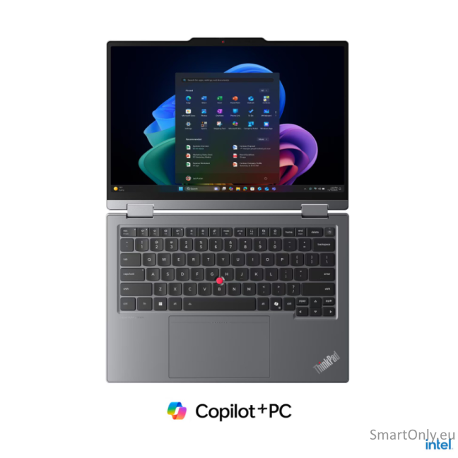 Lenovo ThinkPad X1 2-in-1 G11 Intel | Grey | 14 " | OLED | Touchscreen | 2.8K | 2880 x 1800 pixels | Intel Core Ultra X7 | 368H | 64 GB | Soldered LPDDR5X | Solid-state drive capacity 1000 GB | Intel Arc B390 GPU | Windows 11 Pro | 802.11be | Bluetooth ve 12