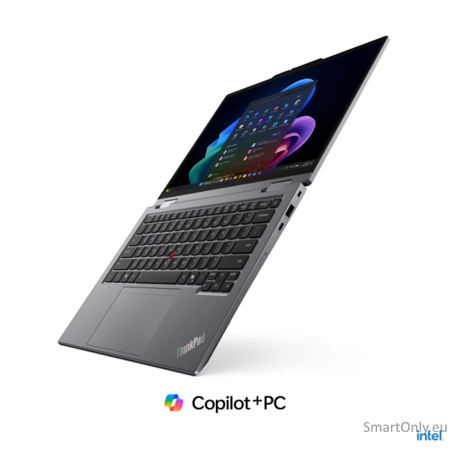 Lenovo ThinkPad X1 2-in-1 G11 Intel | Grey | 14 " | OLED | Touchscreen | 2.8K | 2880 x 1800 pixels | Intel Core Ultra X7 | 368H | 64 GB | Soldered LPDDR5X | Solid-state drive capacity 1000 GB | Intel Arc B390 GPU | Windows 11 Pro | 802.11be | Bluetooth ve 7