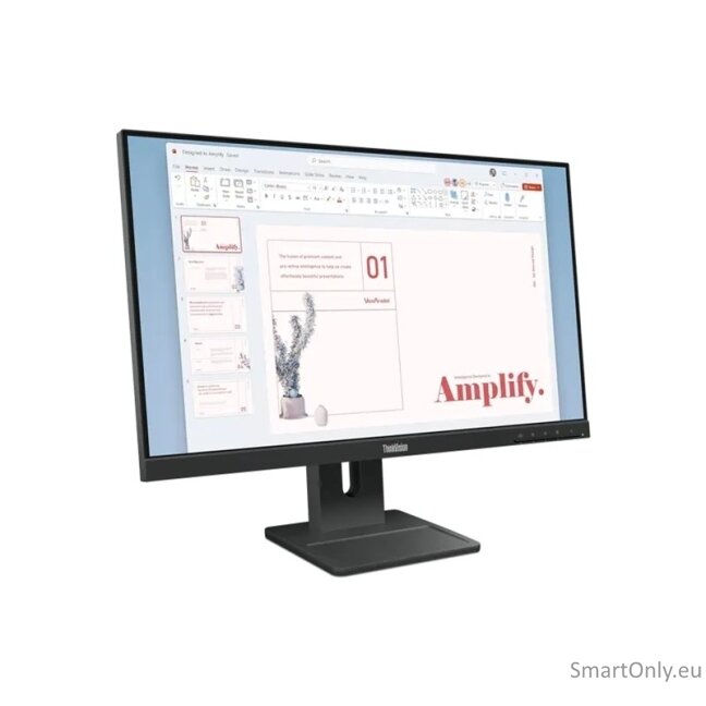 Lenovo | ThinkVision E24-40 | 23.8 " | IPS | 16:9 | 100 Hz | 4 ms | 1920 x 1080 pixels | 250 cd/m² | HDMI ports quantity 1 | Raven Black | Warranty 36 month(s) 13 Lenovo | ThinkVision E24-40 | 23.8 " | IPS | 16:9 | 100 Hz | 4 ms | 1920 x 1080 pixels | 250 cd/m² | HDMI ports quantity 1 | Raven Black | Warranty 36 month(s) 13