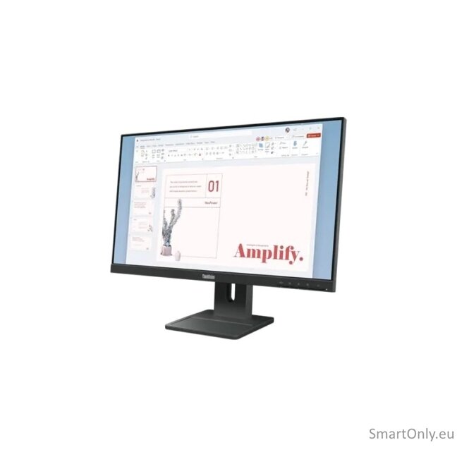 Lenovo | ThinkVision E24-40 | 23.8 " | IPS | 16:9 | 100 Hz | 4 ms | 1920 x 1080 pixels | 250 cd/m² | HDMI ports quantity 1 | Raven Black | Warranty 36 month(s) 9 Lenovo | ThinkVision E24-40 | 23.8 " | IPS | 16:9 | 100 Hz | 4 ms | 1920 x 1080 pixels | 250 cd/m² | HDMI ports quantity 1 | Raven Black | Warranty 36 month(s) 9