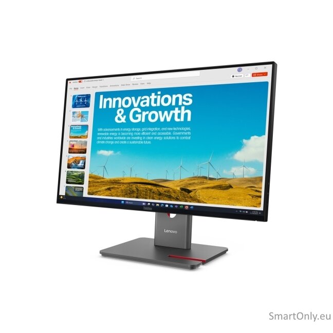 Lenovo | ThinkVision P24QD-40 | 23.8 " | IPS | 16:9 | 120 Hz | 6 ms | 2560 x 1440 pixels | 300 cd/m² | HDMI ports quantity 1 | Eclipse Black | Warranty 36 month(s) 1 Lenovo | ThinkVision P24QD-40 | 23.8 " | IPS | 16:9 | 120 Hz | 6 ms | 2560 x 1440 pixels | 300 cd/m² | HDMI ports quantity 1 | Eclipse Black | Warranty 36 month(s) 1