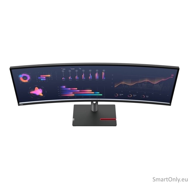 Lenovo | ThinkVision | P49w-30 | 49 " | IPS | 32:9 | 60 Hz | 4 ms | 5120 x 1440 | 350 cd/m² | HDMI ports quantity 2 | Black | Warranty 36 month(s) 8