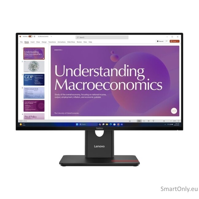 Lenovo | ThinkVision T24D-40 | 23.8 " | IPS | 16:9 | 120 Hz | 4 ms | 1920 x 1080 pixels | 250 cd/m² | HDMI ports quantity 1 | Eclipse Black | Warranty 36 month(s) Lenovo | ThinkVision T24D-40 | 23.8 " | IPS | 16:9 | 120 Hz | 4 ms | 1920 x 1080 pixels | 250 cd/m² | HDMI ports quantity 1 | Eclipse Black | Warranty 36 month(s)