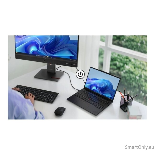 Lenovo | ThinkVision T27QD-4v | 27 " | IPS | 16:9 | 120 Hz | 4 ms | 2560 x 1440 pixels | 350 cd/m² | HDMI ports quantity 1 | Eclipse Black 7 Lenovo | ThinkVision T27QD-4v | 27 " | IPS | 16:9 | 120 Hz | 4 ms | 2560 x 1440 pixels | 350 cd/m² | HDMI ports quantity 1 | Eclipse Black 7