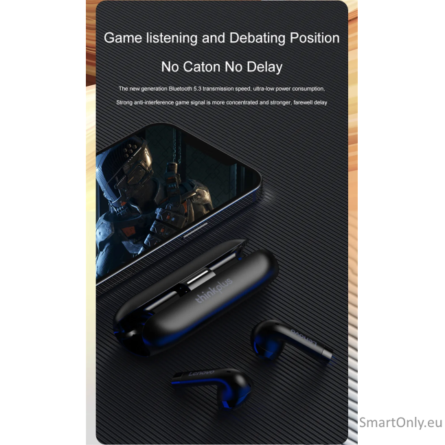 Lenovo TW60 TWS wireless earphones Beige 3