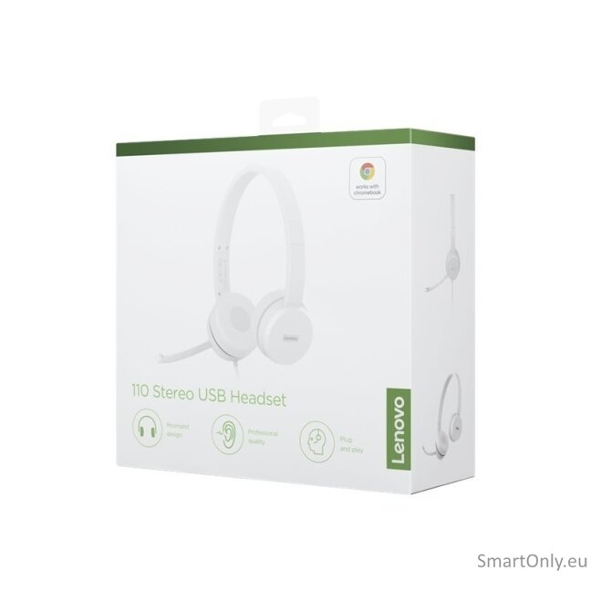 Lenovo | USB Headset | 110 Stereo | Yes | USB Type-A 5 Lenovo | USB Headset | 110 Stereo | Yes | USB Type-A 5