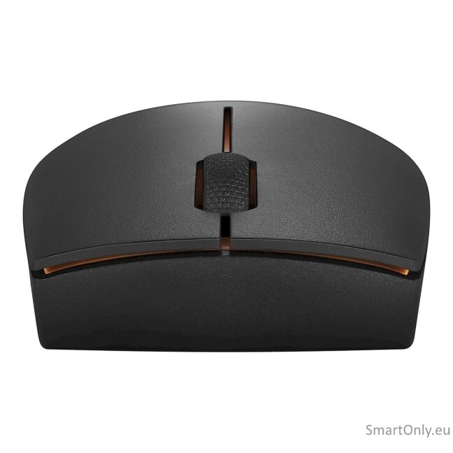 Lenovo Wireless Compact Mouse 300 2.4 GHz Wireless via Nano USB Optical Mouse 1 year(s) Black 8