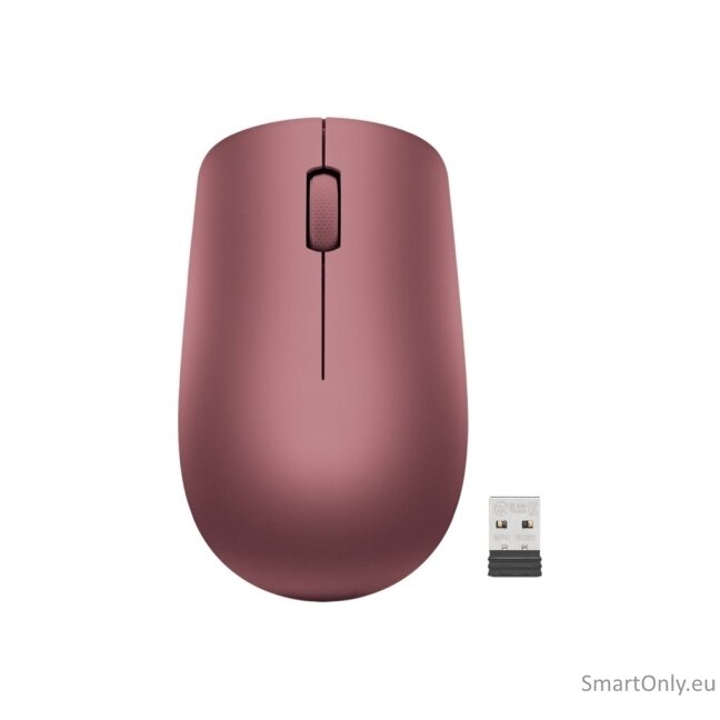 Lenovo | Wireless Mouse | 530 | Wireless | Wireless mouse | 2.4 GHz Wireless via Nano USB | Cherry Red 4