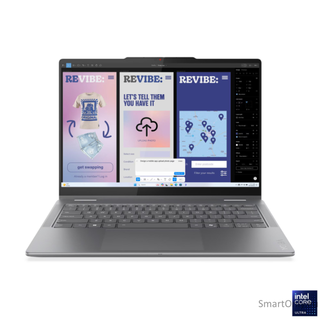 Lenovo- Yoga 7 2-in-1 14ILL10 Intel | Luna Grey | 14 " | OLED | Touchscreen | WUXGA | 1920 x 1200 pixels | Glossy | Intel Core Ultra 5 | 226V | 16 GB | Soldered LPDDR5X | Solid-state drive capacity 512 GB | Intel Arc Graphics 130V | Windows 11 Home | 802.