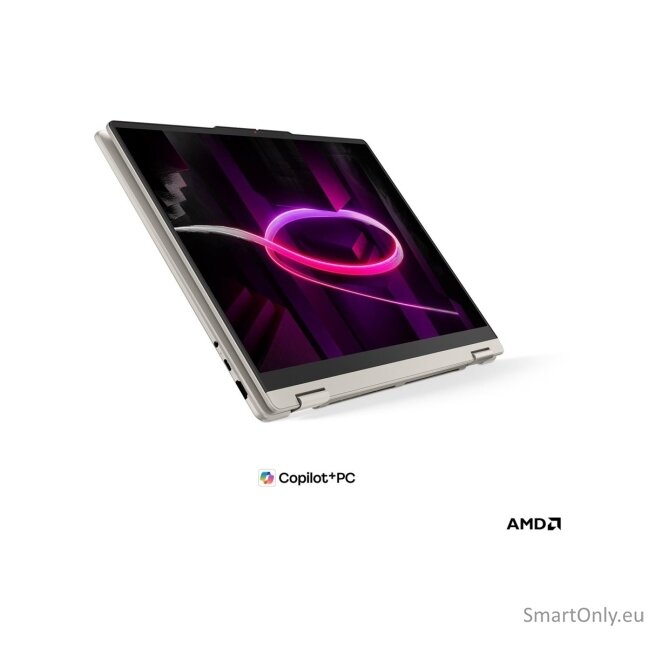 Lenovo Yoga 7 2-in-1 16AGP11 AMD | Seashell | 16 " | OLED | Touchscreen | WUXGA | 1920 x 1200 pixels | Glossy | AMD Ryzen AI 5 | 435 | 16 GB | Soldered LPDDR5X | Solid-state drive capacity 512 GB | AMD Radeon 840M Graphics | Windows 11 Home | 802.11be | B 11