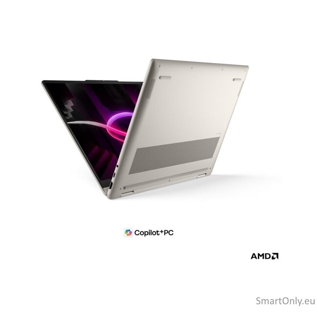 Lenovo Yoga 7 2-in-1 16AGP11 AMD | Seashell | 16 " | OLED | Touchscreen | WUXGA | 1920 x 1200 pixels | Glossy | AMD Ryzen AI 5 | 435 | 16 GB | Soldered LPDDR5X | Solid-state drive capacity 512 GB | AMD Radeon 840M Graphics | Windows 11 Home | 802.11be | B 14