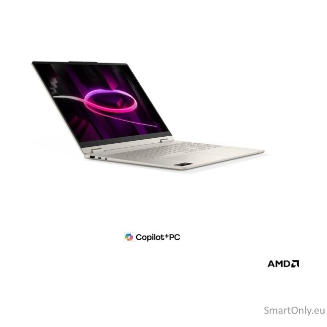 Lenovo Yoga 7 2-in-1 16AGP11 AMD | Seashell | 16 " | OLED | Touchscreen | WUXGA | 1920 x 1200 pixels | Glossy | AMD Ryzen AI 5 | 435 | 16 GB | Soldered LPDDR5X | Solid-state drive capacity 512 GB | AMD Radeon 840M Graphics | Windows 11 Home | 802.11be | B 5 Lenovo Yoga 7 2-in-1 16AGP11 AMD | Seashell | 16 " | OLED | Touchscreen | WUXGA | 1920 x 1200 pixels | Glossy | AMD Ryzen AI 5 | 435 | 16 GB | Soldered LPDDR5X | Solid-state drive capacity 512 GB | AMD Radeon 840M Graphics | Windows 11 Home | 802.11be | B 5