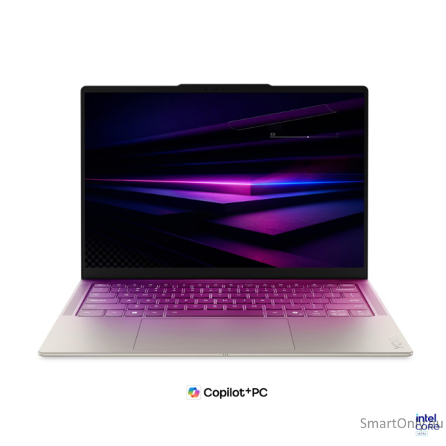 Lenovo Yoga Slim 7 14IPH11 14 WUXGA ULT5-322/16GB/512GB/Intel Graphics/WIN11 Home/ENG Backlit kbd/Seashell/2Y Warranty | Lenovo