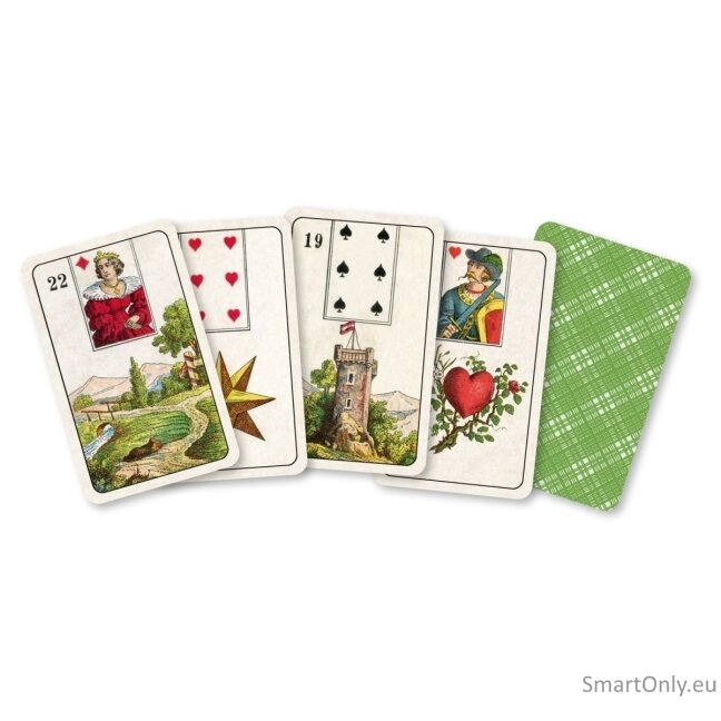 Les Mini-jeux rinkinys - Tarot A.E. Waite & Petit Lenormand (Prancūzų k.) Cartamundi Cartomancie Dusserre 1 Les Mini-jeux rinkinys - Tarot A.E. Waite & Petit Lenormand (Prancūzų k.) Cartamundi Cartomancie Dusserre 1