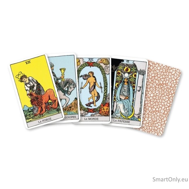 Les Mini-jeux rinkinys - Tarot A.E. Waite & Petit Lenormand (Prancūzų k.) Cartamundi Cartomancie Dusserre 4