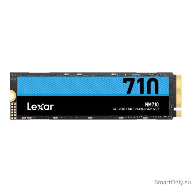Lexar | M.2 NVMe SSD | NM710 | 1000 GB | SSD form factor M.2 2280 | Solid-state drive interface PCIe Gen4x4 | Read speed 5000 MB/s | Write speed 4500 MB/s Lexar | M.2 NVMe SSD | NM710 | 1000 GB | SSD form factor M.2 2280 | Solid-state drive interface PCIe Gen4x4 | Read speed 5000 MB/s | Write speed 4500 MB/s