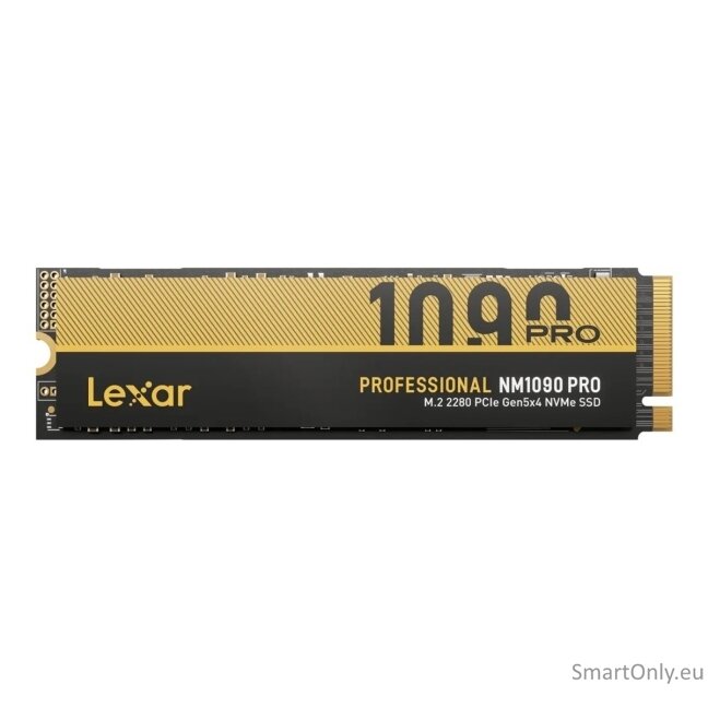 Lexar SSD | NM1090 Pro | 1000 GB | SSD form factor M.2 2280 | Solid-state drive interface PCIe Gen 5x4 | Read speed 14000 MB/s | Write speed 10000 MB/s 3