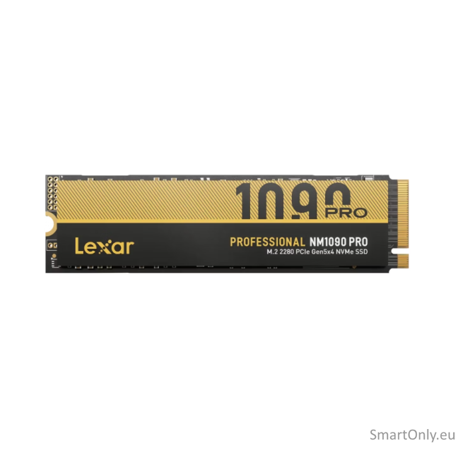 Lexar SSD | NM1090 Pro | 1000 GB | SSD form factor M.2 2280 | Solid-state drive interface PCIe Gen 5x4 | Read speed 14000 MB/s | Write speed 10000 MB/s Lexar SSD | NM1090 Pro | 1000 GB | SSD form factor M.2 2280 | Solid-state drive interface PCIe Gen 5x4 | Read speed 14000 MB/s | Write speed 10000 MB/s