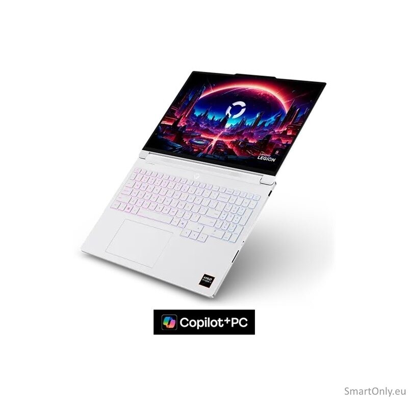 Lenovo Legion 7 16AGP11 AMD | Glacier White | 16 " | OLED | WQXGA | 2560 x 1600 pixels | Glossy | AMD Ryzen AI 7 | 450 | 32 GB | Soldered LPDDR5X | Solid-state drive capacity 1000 GB | NVIDIA GeForce RTX 5060 | GDDR7 | 8 GB | Windows Home 11 | 802.11be |  16