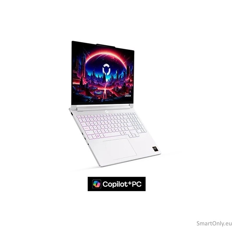 Lenovo Legion 7 16AGP11 AMD | Glacier White | 16 " | OLED | WQXGA | 2560 x 1600 pixels | Glossy | AMD Ryzen AI 9 | HX 470 | 32 GB | Soldered LPDDR5X | Solid-state drive capacity 1000 GB | NVIDIA GeForce RTX 5070 | GDDR7 | 12 GB | Windows 11 Home | 802.11b 23