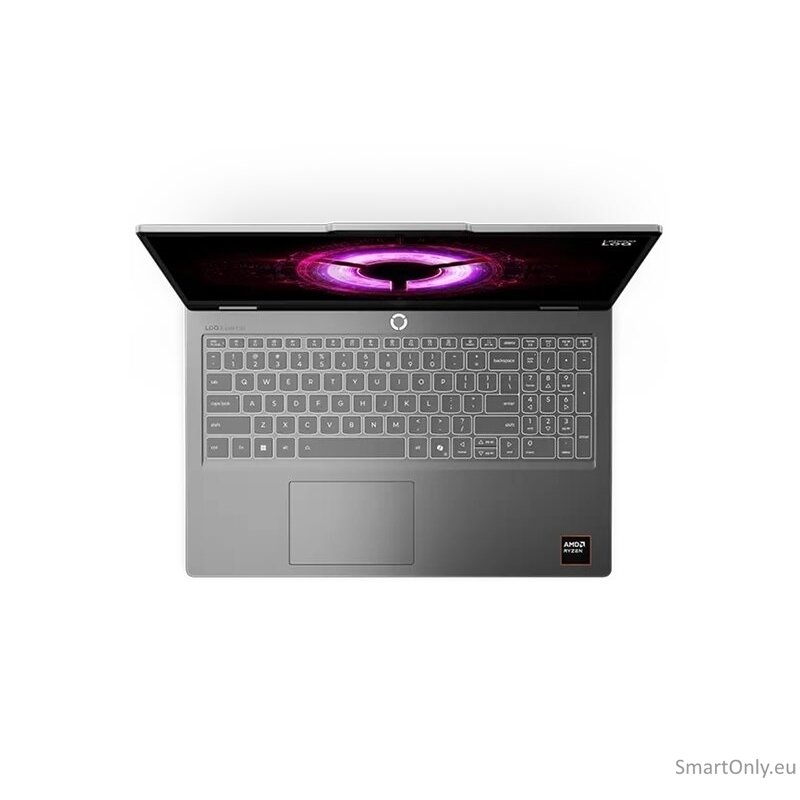 Lenovo LOQ Essential 15ARP11 AMD | Luna Grey | 15.6 " | IPS | FHD | 1920 x 1080 pixels | Anti-glare | AMD Ryzen 7 | 170 | 16 GB | SODIMM DDR5 | Solid-state drive capacity 512 GB | NVIDIA GeForce RTX 5060 | GDDR7 | 8 GB | Windows 11 Home | 802.11ax | Bluet 27