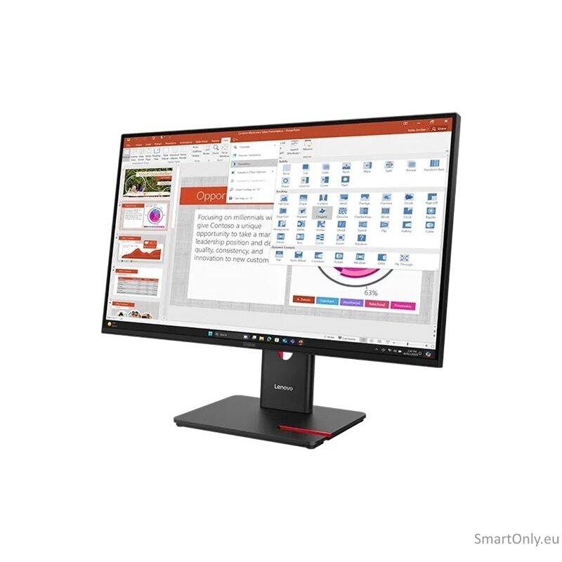 Lenovo | T27-40 | 27 " | IPS | 16:9 | 120 Hz | 6 ms | 1920 x 1080 pixels | 300 cd/m² | HDMI ports quantity 1 | Black | Warranty 36 month(s) 22