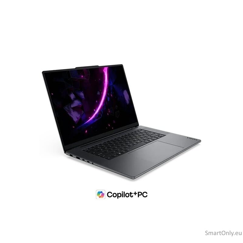 Lenovo Yoga Pro 9 16IPH11 Intel | Thunder Grey | 16 " | Tandem OLED | Touchscreen | 3.2K | 3200 x 2000 pixels | Glossy | Intel Core Ultra 9 | 386H | 64 GB | Soldered LPDDR5X | Solid-state drive capacity 1000 GB | NVIDIA GeForce RTX 5070 | GDDR7 | 12 GB |  25