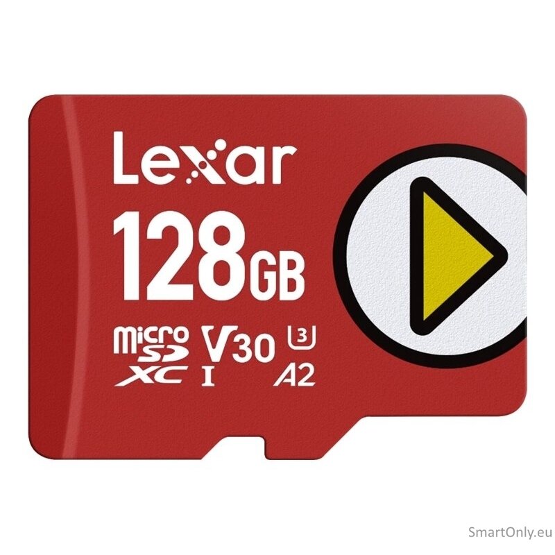Lexar PLAY | 128 GB | microSDXC | Flash memory class 10 1 Lexar PLAY | 128 GB | microSDXC | Flash memory class 10 1