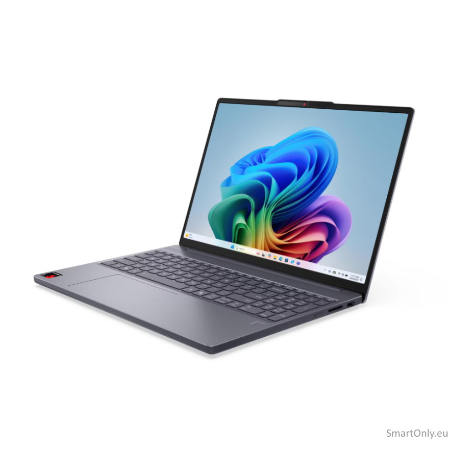 Lenovo IdeaPad Slim 3 15Q8X10 | Luna Grey | 15.3 " | IPS | WUXGA | 1920 x 1200 pixels | Anti-glare | Snapdragon X | X1-26-100 | 16 GB | Soldered LPDDR5X | Solid-state drive capacity 512 GB | Qualcomm Adreno GPU | Windows 11 Home | 802.11ax | Bluetooth ver 1