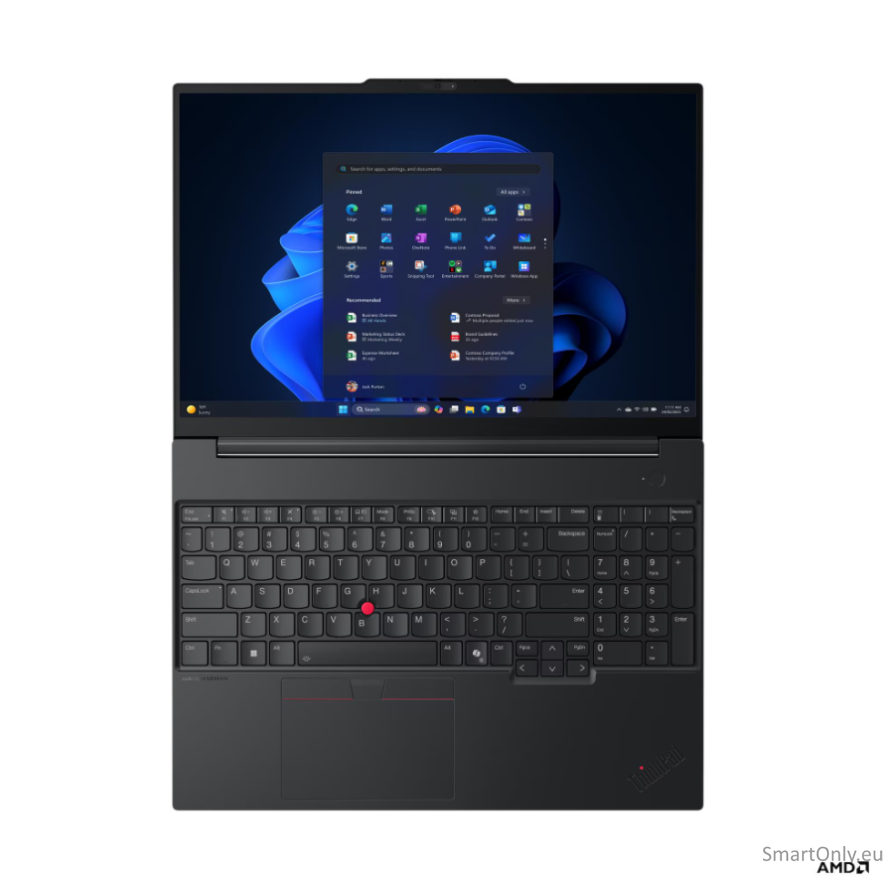 Lenovo ThinkPad E16 Gen 4 16 WUXGA AMD R7 AI 345/16GB/512GB/AMD Radeon 840M/WIN11 Pro/Nordic Backlit kbd/FP/3Y Warranty | Lenovo 8