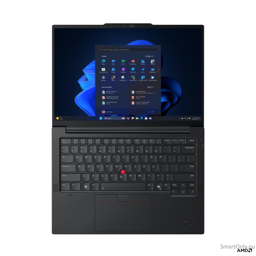 Lenovo ThinkPad E14 G8 AMD | Black | 14 " | IPS | WUXGA | 1920 x 1200 pixels | Anti-glare | AMD Ryzen AI 7 | 345 | 16 GB | SODIMM DDR5 | Solid-state drive capacity 512 GB | AMD Radeon 820M Graphics | Windows 11 Pro | 802.11be | Bluetooth version 5.4 | Key 8
