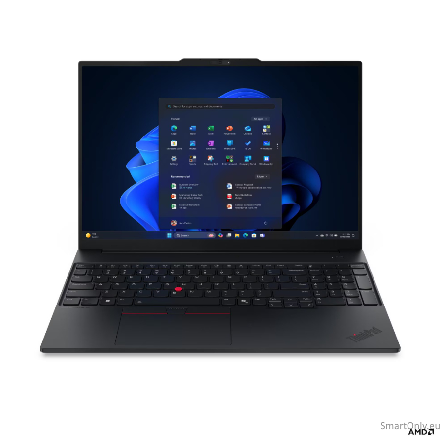 Lenovo ThinkPad E16 G4 AMD | Black | 16 " | IPS | WUXGA | 1920 x 1200 pixels | Anti-glare | AMD Ryzen AI 5 | 330 | 16 GB | SODIMM DDR5 | Solid-state drive capacity 512 GB | AMD Radeon 820M Graphics | Windows 11 Pro | 802.11be | Bluetooth version 5.4 | Key Lenovo ThinkPad E16 G4 AMD | Black | 16 " | IPS | WUXGA | 1920 x 1200 pixels | Anti-glare | AMD Ryzen AI 5 | 330 | 16 GB | SODIMM DDR5 | Solid-state drive capacity 512 GB | AMD Radeon 820M Graphics | Windows 11 Pro | 802.11be | Bluetooth version 5.4 | Key