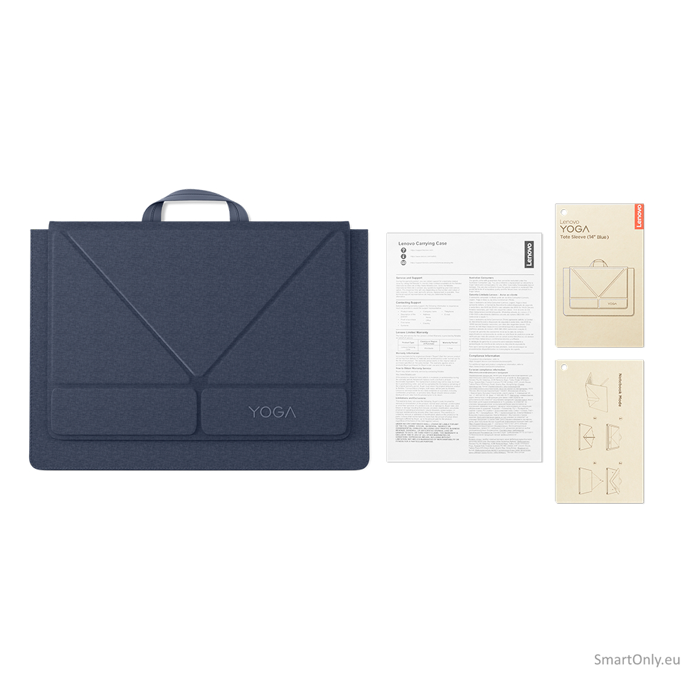 Lenovo Accessories Yoga Tote Sleeve (16" Blue) 5 Lenovo Accessories Yoga Tote Sleeve (16" Blue) 5