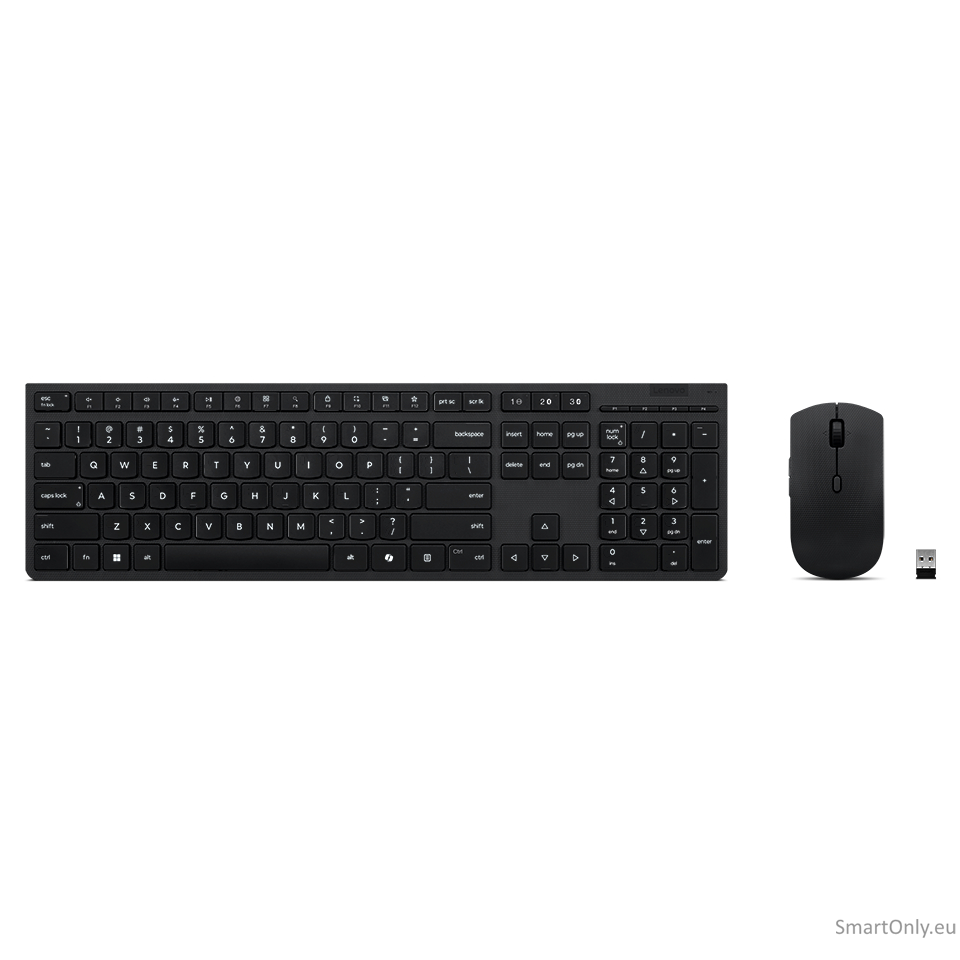 Lenovo Professional Wireless Rechargeable Combo Keyboard and Mouse | Keyboard and Mouse Set | Wireless | Mouse included | Bluetooth | Lithuanian | Rechargeable professional | Grey 2