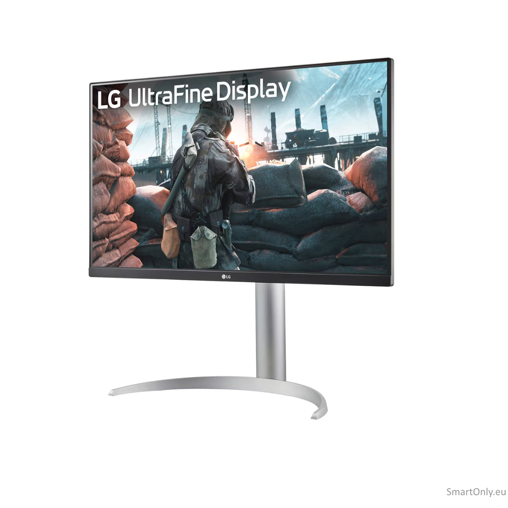 LG | 27UP650K-W | 27 " | IPS | UHD | 16:9 | 60 Hz | 5 ms | 3840 x 2160 pixels | 400 cd/m² | HDMI ports quantity 2 1 LG | 27UP650K-W | 27 " | IPS | UHD | 16:9 | 60 Hz | 5 ms | 3840 x 2160 pixels | 400 cd/m² | HDMI ports quantity 2 1