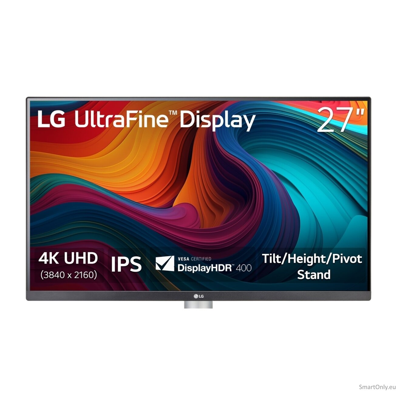 LG | 27UP650K-W | 27 " | IPS | UHD | 16:9 | 60 Hz | 5 ms | 3840 x 2160 pixels | 400 cd/m² | HDMI ports quantity 2 9 LG | 27UP650K-W | 27 " | IPS | UHD | 16:9 | 60 Hz | 5 ms | 3840 x 2160 pixels | 400 cd/m² | HDMI ports quantity 2 9