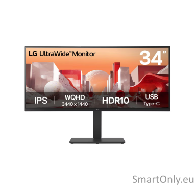 LG | 34BA75QE-B | 34 " | IPS | 21:9 | 60 Hz | 5 ms | 3440 x 1440 pixels | 300 cd/m² | HDMI ports quantity 2 LG | 34BA75QE-B | 34 " | IPS | 21:9 | 60 Hz | 5 ms | 3440 x 1440 pixels | 300 cd/m² | HDMI ports quantity 2