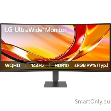 LG 34U620B-B UltraWide | 34 " | VA | WQHD | 21:9 | 144 Hz | 5 ms | 3440 x 1440 pixels | 300 cd/m² | HDMI ports quantity 2 LG 34U620B-B UltraWide | 34 " | VA | WQHD | 21:9 | 144 Hz | 5 ms | 3440 x 1440 pixels | 300 cd/m² | HDMI ports quantity 2