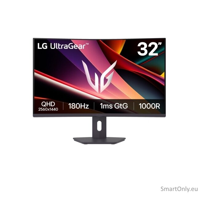 LG | 32G600A-B | 31.5 " | VA | QHD | 16:9 | 180 Hz | 1 ms | 2560 x 1440 pixels | 250 cd/m² | HDMI ports quantity 2 LG | 32G600A-B | 31.5 " | VA | QHD | 16:9 | 180 Hz | 1 ms | 2560 x 1440 pixels | 250 cd/m² | HDMI ports quantity 2