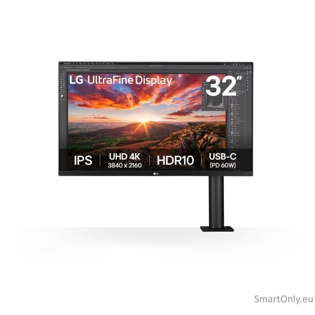 LG | 32UN880K-B | 32 " | IPS | 16:9 | 60 Hz | 5 ms | 3840 x 2160 pixels | 350 cd/m² | HDMI ports quantity 2 8
