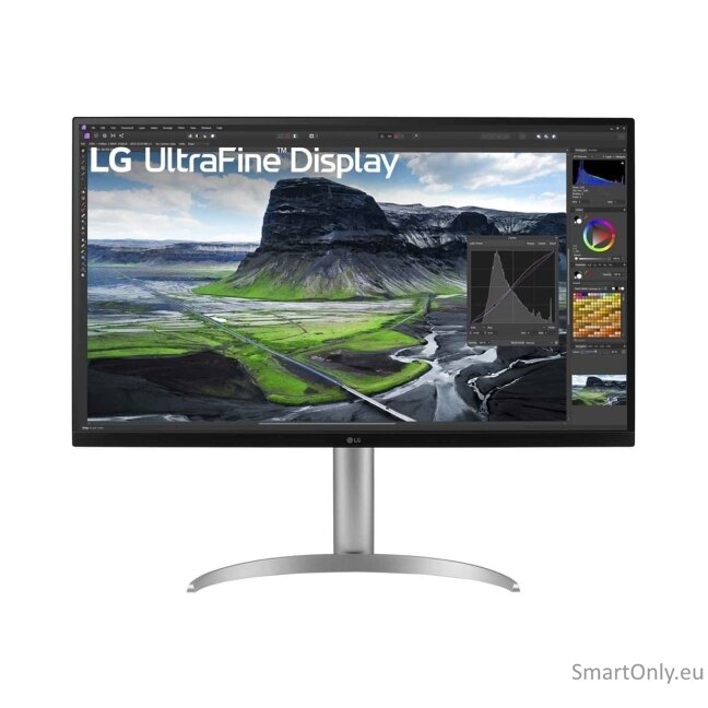 LG | 32UQ850V-W | 32 " | IPS | UHD | 16:9 | 60 Hz | 5 ms | 3840 x 2160 pixels | 400 cd/m² | HDMI ports quantity 2 | Silver 9