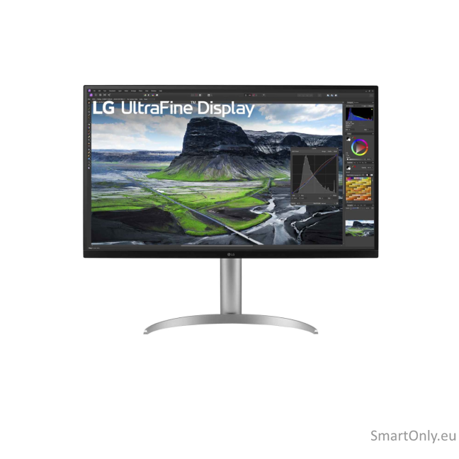 LG | 32UQ850V-W | 32 " | IPS | UHD | 16:9 | 60 Hz | 5 ms | 3840 x 2160 pixels | 400 cd/m² | HDMI ports quantity 2 | Silver