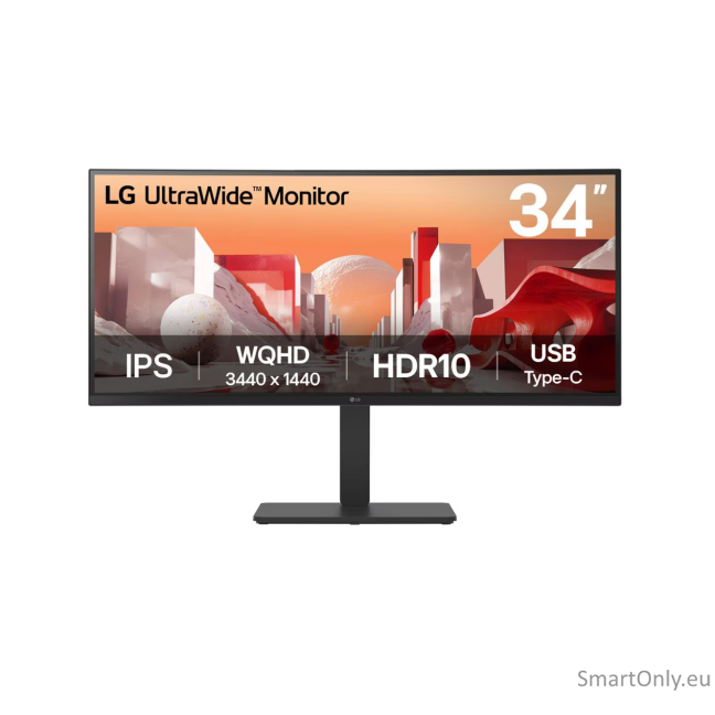 LG | 34BA75QE-B | 34 " | IPS | 21:9 | 60 Hz | 5 ms | 3440 x 1440 pixels | 300 cd/m² | HDMI ports quantity 2 LG | 34BA75QE-B | 34 " | IPS | 21:9 | 60 Hz | 5 ms | 3440 x 1440 pixels | 300 cd/m² | HDMI ports quantity 2
