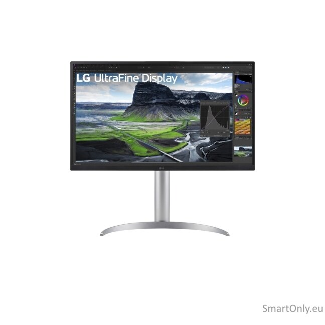 LG | 7UQ850V-W | 27 " | IPS | 16:9 | 60 Hz | 5 ms | 3840 x 2160 pixels | 400 cd/m² | HDMI ports quantity 2 1 LG | 7UQ850V-W | 27 " | IPS | 16:9 | 60 Hz | 5 ms | 3840 x 2160 pixels | 400 cd/m² | HDMI ports quantity 2 1