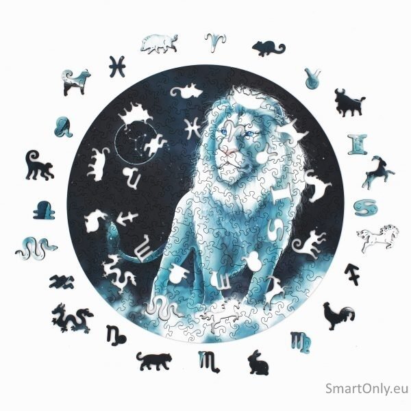 Liūtas (Zodiakai) Dėlionė Iš Medžio (200 detalių) Fantasy Puzzles 5 Liūtas (Zodiakai) Dėlionė Iš Medžio (200 detalių) Fantasy Puzzles 5