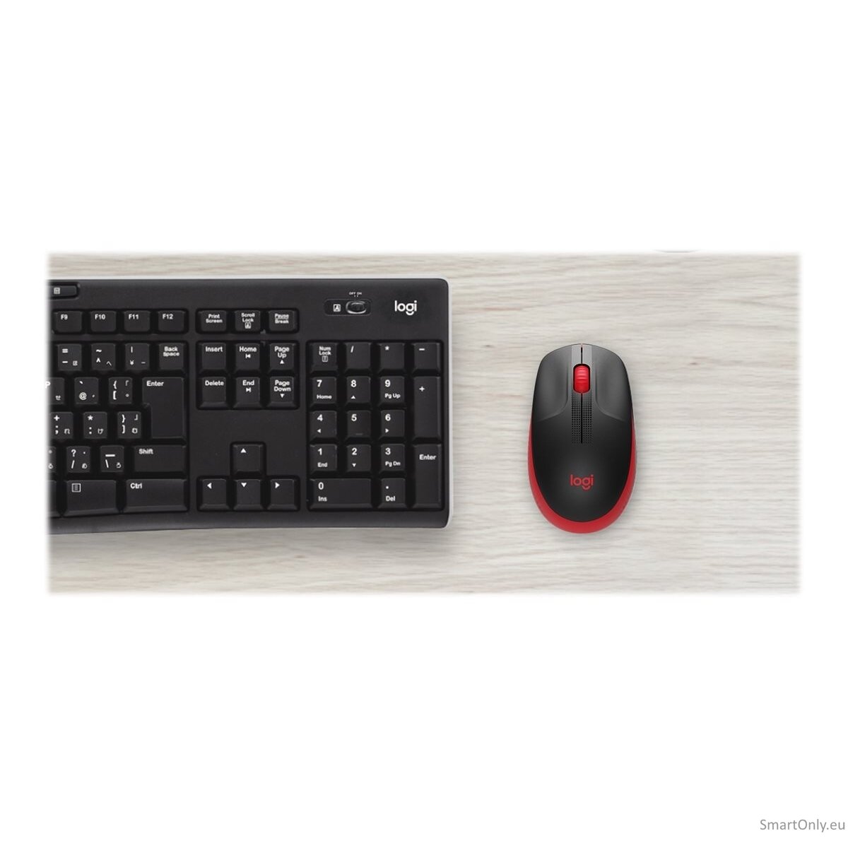 Logitech | Full size Mouse | M190 | Wireless | USB | Red 5 Logitech | Full size Mouse | M190 | Wireless | USB | Red 5