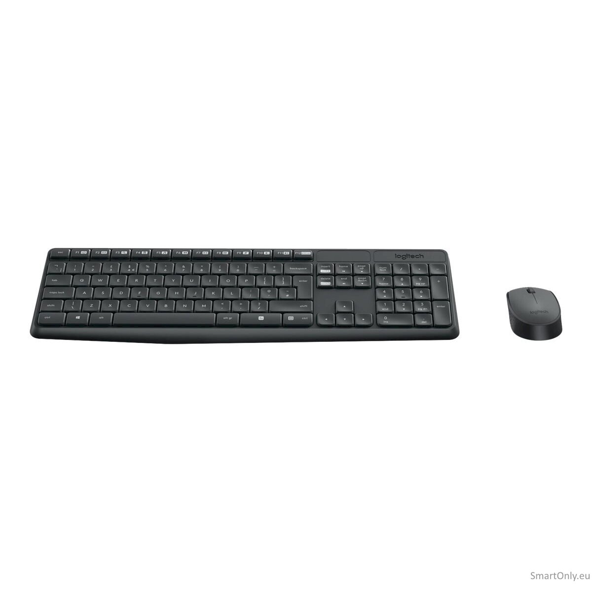 Logitech MK235 Keyboard and Mouse Set Wireless Mouse included Batteries included US Black 475 g 6 Logitech MK235 Keyboard and Mouse Set Wireless Mouse included Batteries included US Black 475 g 6